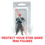 Evoretro Clamshell PET Gehäuse 35er-Pack für Actionfiguren XL
