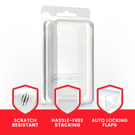 Evoretro Clamshell PET Gehäuse 35er-Pack für Actionfiguren XL