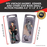 Evoretro Clamshell PET Gehäuse 50er-Pack für Actionfiguren