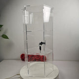 Evoretro Evoretro 3-Stufiger Abschließbarer Sechseckiger Acryl-Displayturm