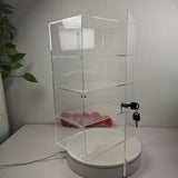 Evoretro Evoretro 4-Stufige Abschließbare Acryl-Thekenvitrine