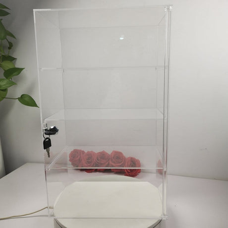 Evoretro Evoretro 4-Stufige Abschließbare Acryl-Thekenvitrine