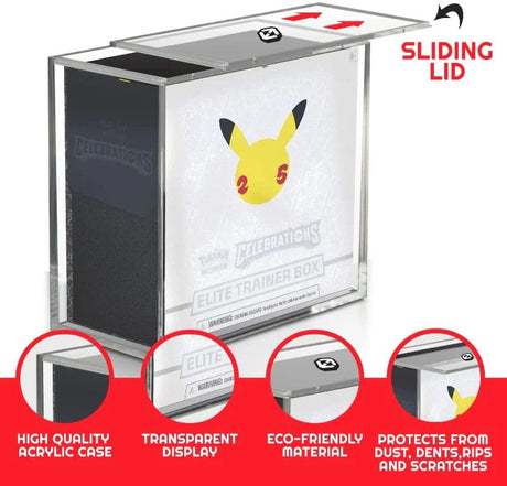 Evoretro Evoretro Acryl Display Case für Booster Boxen Ver. 2 With Sliding Lid