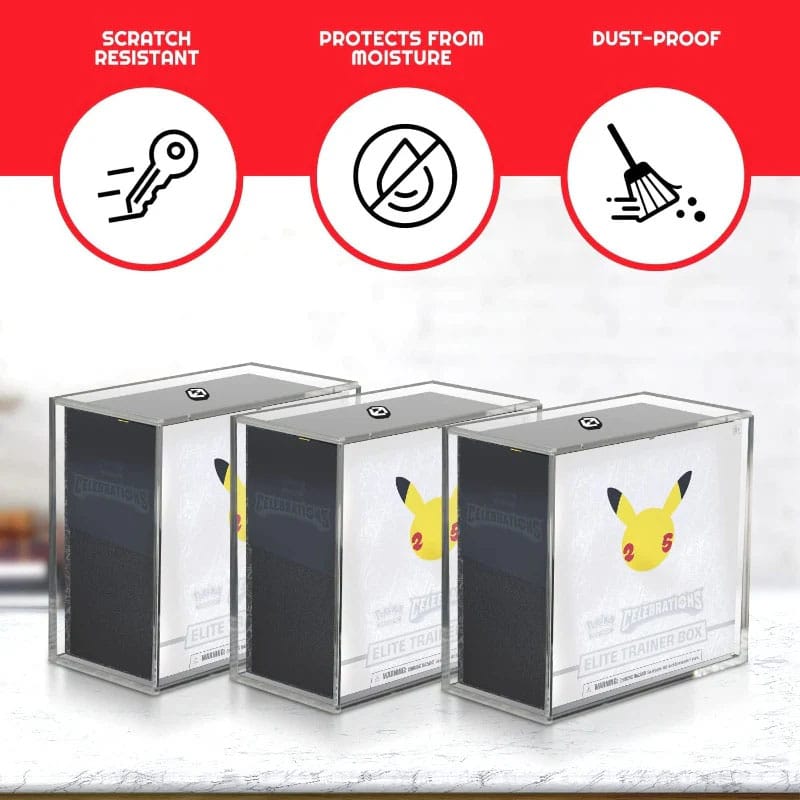 Evoretro Evoretro Acryl Display Case für Booster Boxen Ver. 2 With Sliding Lid