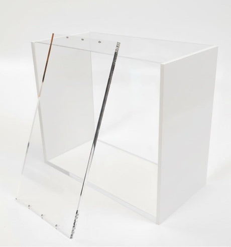 Evoretro Evoretro Display Case Magnetische Acryl Für ETB Mit Farbigen Seiten Weiß