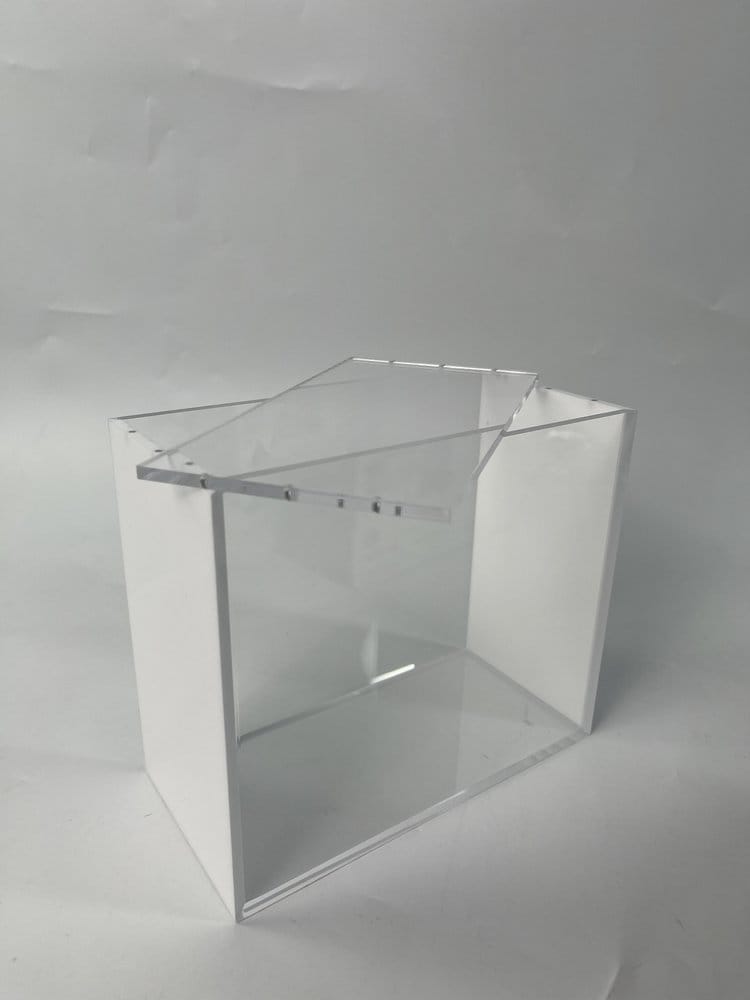 Evoretro Evoretro Display Case Magnetische Acryl Für ETB Mit Farbigen Seiten Weiß