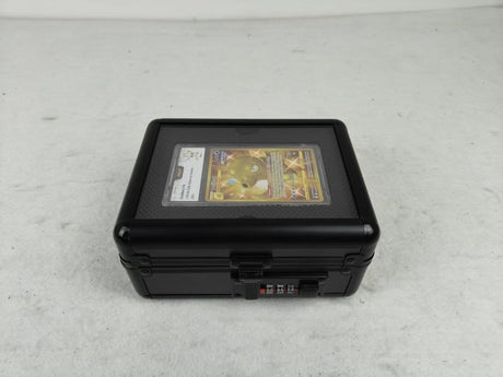 Evoretro Evoretro Graded Card Display und Transportkoffer mit Sichtfenster Schwarz