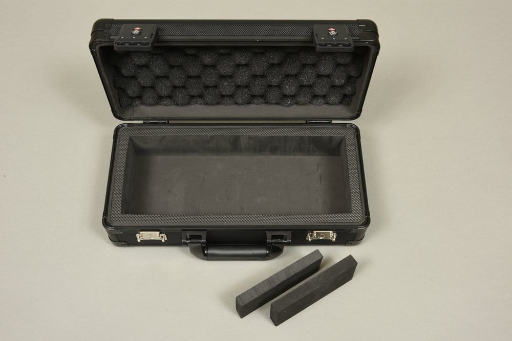 Evoretro Evoretro Mini-Tragekoffer Mit Griff & Herausnehmbarem Schaumstoff Schwarz