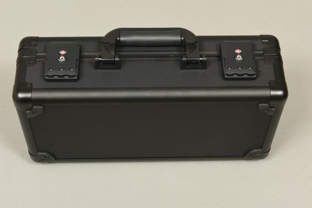 Evoretro Evoretro Mini-Tragekoffer Mit Griff & Herausnehmbarem Schaumstoff Schwarz