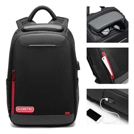 Evoretro Evoretro Reiserucksack und Mini-Tragetasche Bundle Kit Schwarz