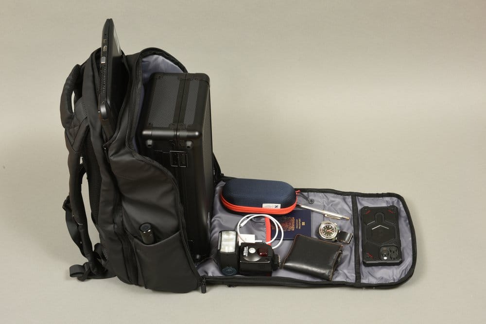 Evoretro Evoretro Reiserucksack und Mini-Tragetasche Bundle Kit Schwarz