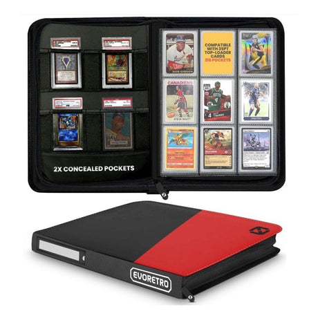 Evoretro Evoretro Shield+ Topload Album 216 Karten Black/Red