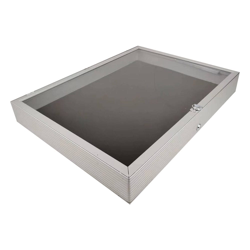 Evoretro Evoretro Silver Aluminum Display Case