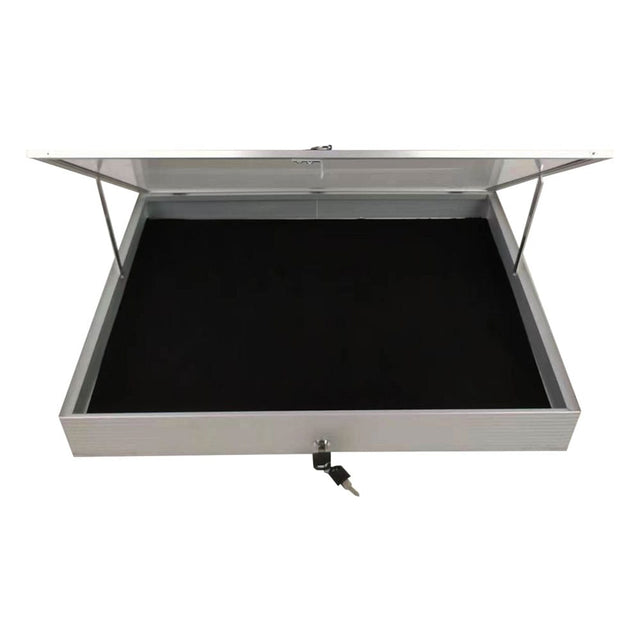 Evoretro Evoretro Silver Aluminum Display Case