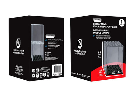 Evoretro Evoretro Single Stackable Acryl Display Case für Minifiguren