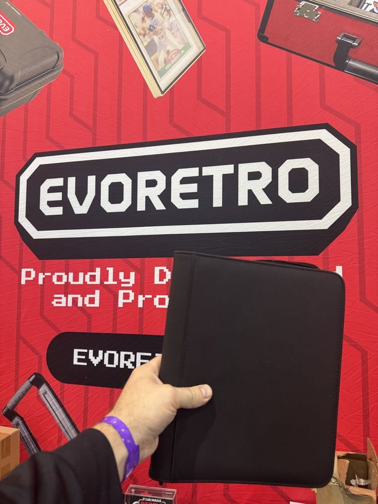 Evoretro Evoretro Topload Album 2x2 160 Karten Schwarz