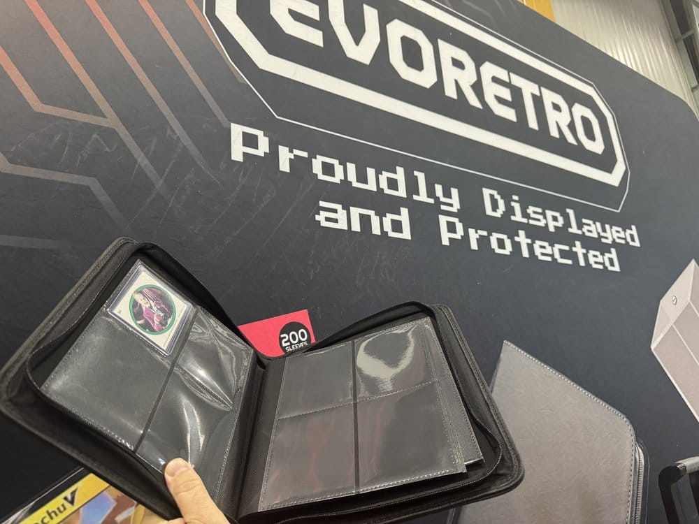 Evoretro Evoretro Topload Album 2x2 160 Karten Schwarz
