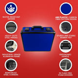 Evoretro Evoretro Trading Card Aufbewahrungsbox für 120 Karten XL Blau