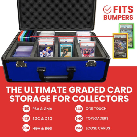 Evoretro Evoretro Trading Card Aufbewahrungsbox für 120 Karten XL Blau