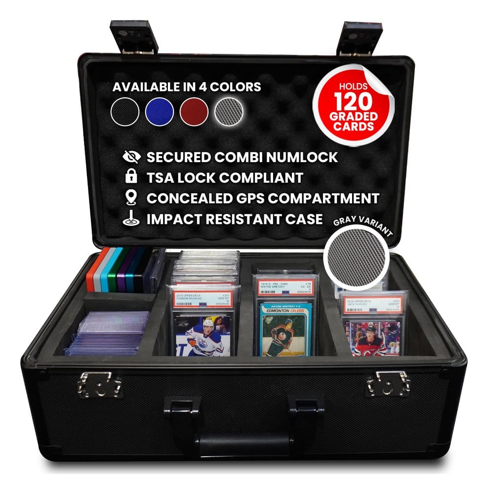 Evoretro Evoretro Trading Card Aufbewahrungsbox für 120 Karten XL Grau