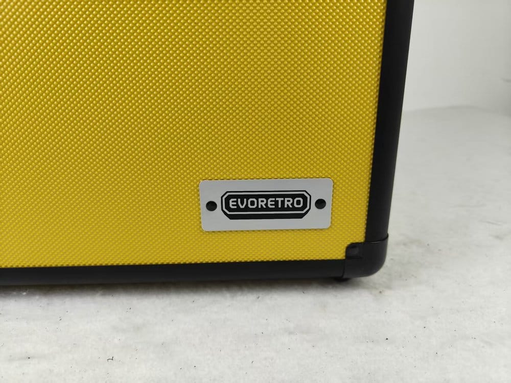 Evoretro Evoretro Trading Card Aufbewahrungsbox für 90 Karten Gelb