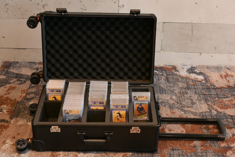 Evoretro Evoretro Trading Card Koffer 5-Rows Round Aluminum