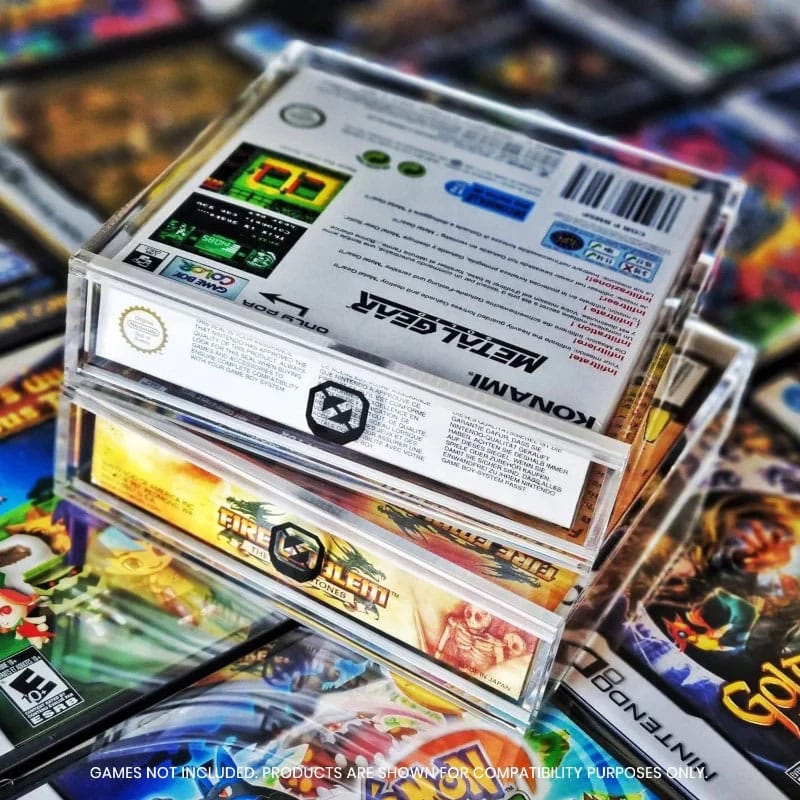 Evoretro Gameboy Gameboy Advance Spiele Acrylgehäuse 2er-Pack