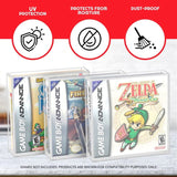 Evoretro Gameboy Gameboy Advance Spiele Acrylgehäuse 2er-Pack