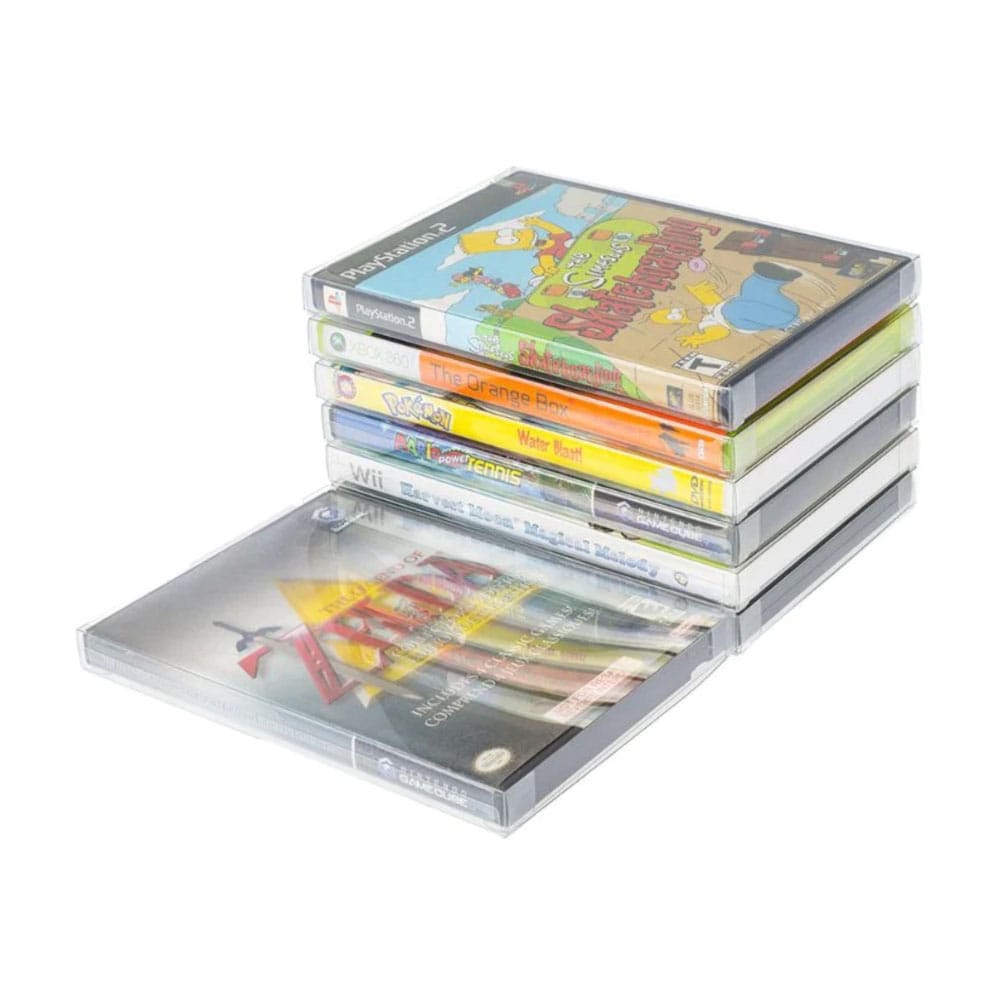 Evoretro Gamecube/XBOX360/WII/PS2/DVD Für 25er-Pack Pet Gehäuse