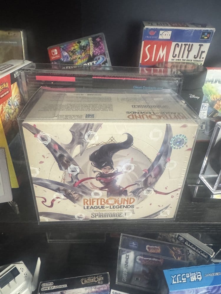 Evoretro League of Legends TCG Origins Booster Display Box Evoretro PET 5er-Pack Gehäuse