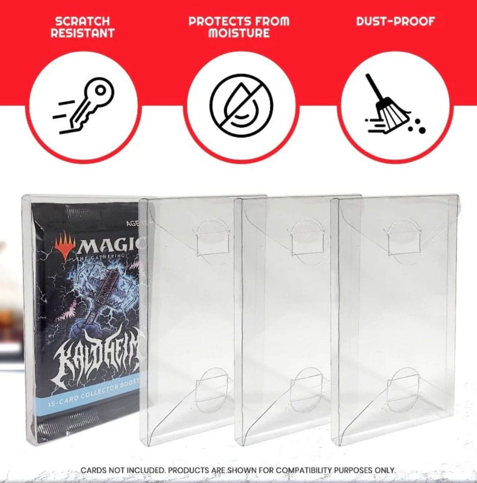 Evoretro Magic Yu-Gi-Oh Booster Karten PET Gehäuse 10er-Pack