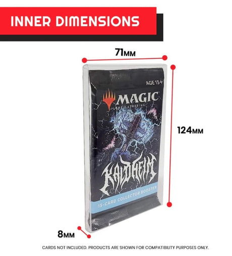 Evoretro Magic Yu-Gi-Oh Booster Karten PET Gehäuse 10er-Pack
