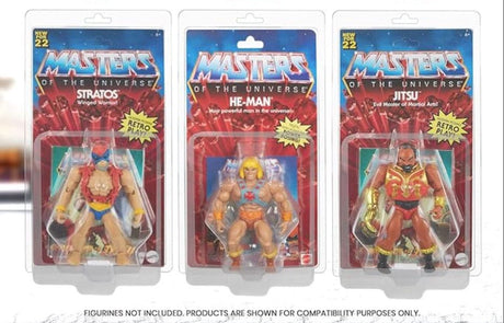 Evoretro Masters of the Universe Clamshell PET Gehäuse 10er-Pack für Actionfiguren