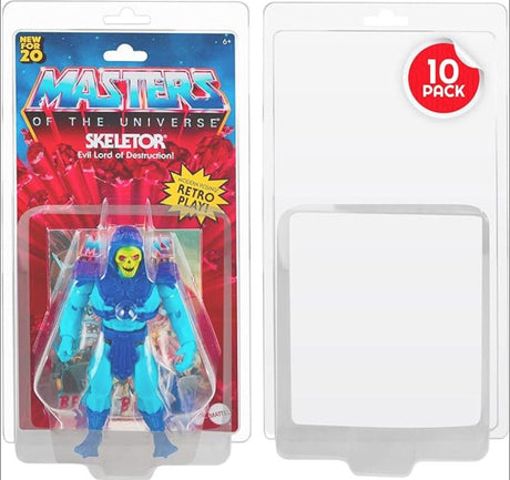 Evoretro Masters of the Universe Clamshell PET Gehäuse 10er-Pack für Actionfiguren