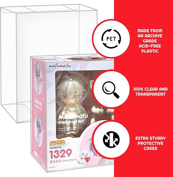 Evoretro Nendoroid PET Gehäuse 10er-Pack für Actionfiguren