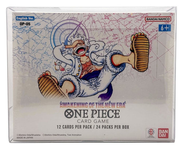 Evoretro One Piece Booster Box Evoretro PET Gehäuse 5er-Pack für (Englisch OPP 4-6)