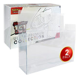 Evoretro Pokémon 151 Karmesin & Purpur Ultra-Premium-Kollektion Box Evoretro PET Gehäuse 2er-Pack