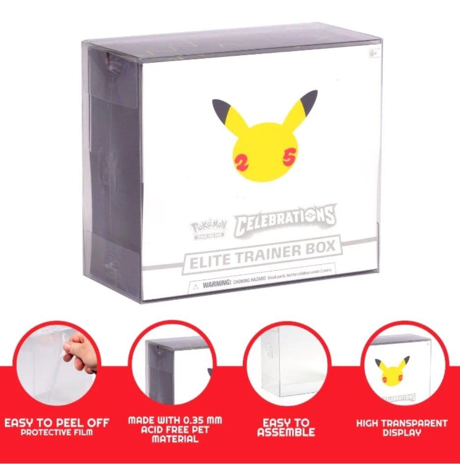 Evoretro Pokémon ETB Evoretro PET Gehäuse 1er-Pack
