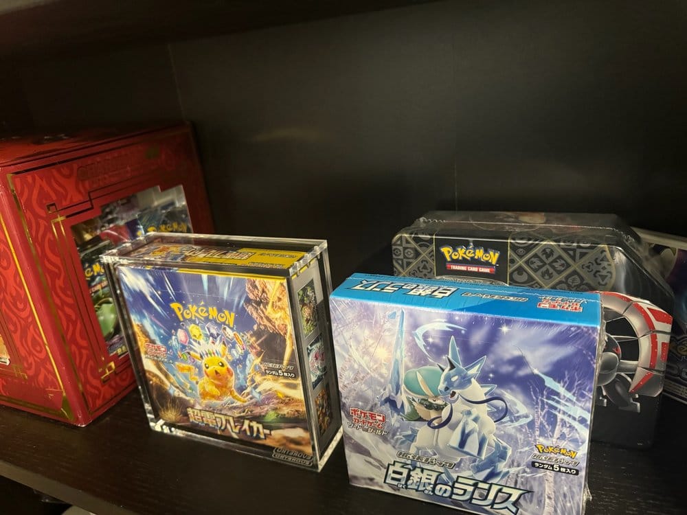 Evoretro Pokémon Große Japanische Booster Box Evoretro Acryl Display Case