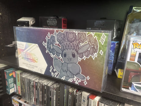 Evoretro Pokémon Prismatic Evolutions Super Collection Box 2er-Pack für PET Gehäuse