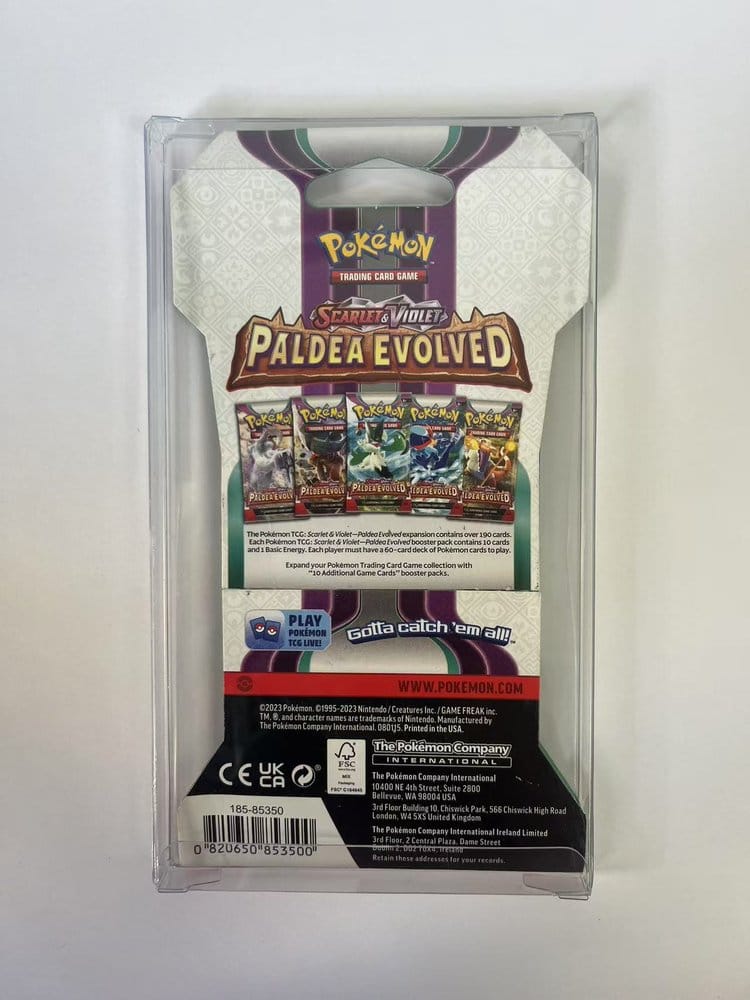 Evoretro Pokémon TCG Booster Pack für Evoretro PET mm (10er-Pack) Protektoren