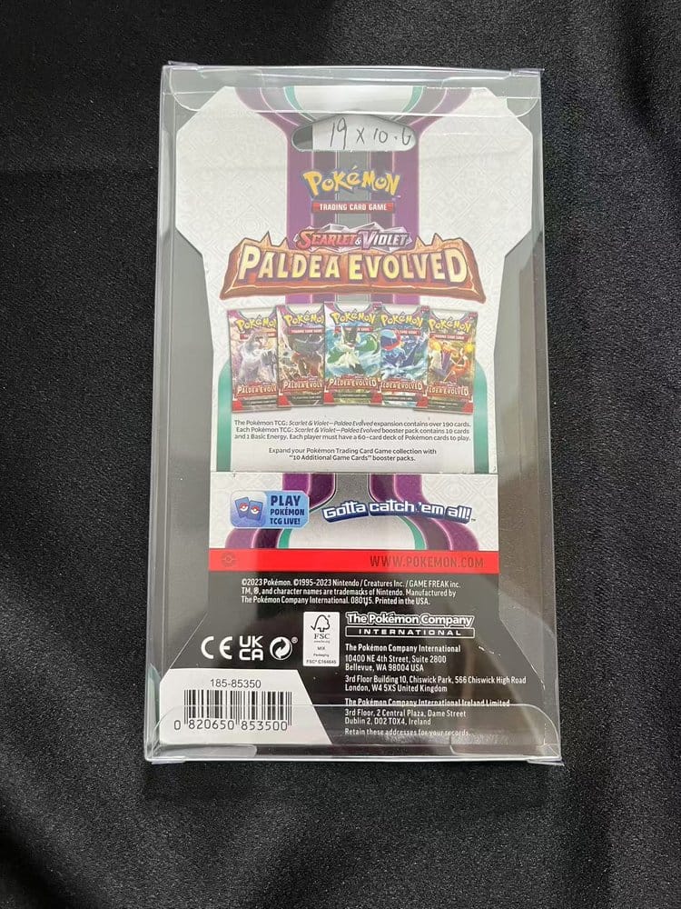 Evoretro Pokémon TCG Booster Pack für Evoretro PET mm (10er-Pack) Protektoren