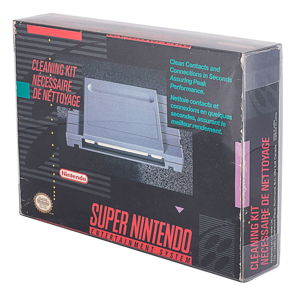 Evoretro Super Nintendo/Nintendo 64/SNES/N64 für Spiele 25er-Pack PET Geh use proper capitalization