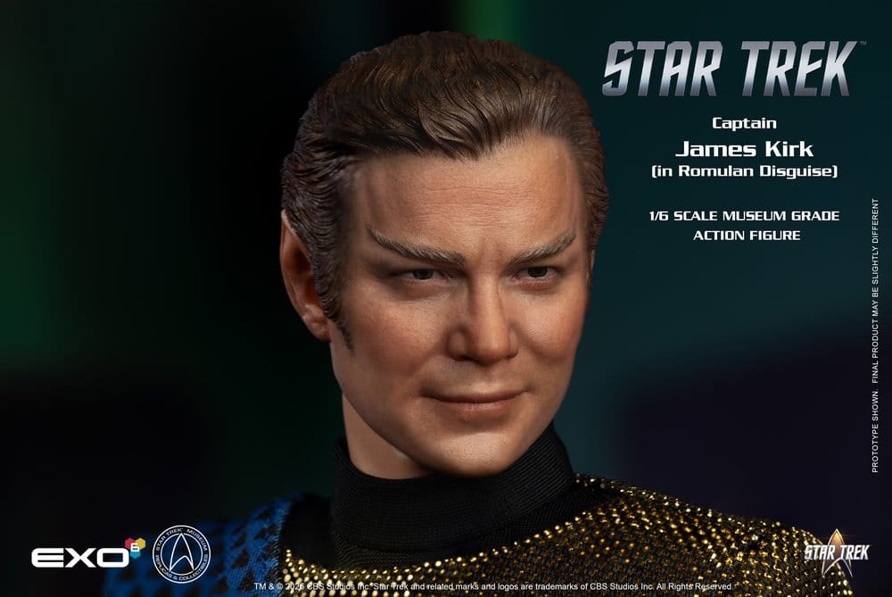 EXO-6 Raumschiff Enterprise Captain James T. Kirk Romulan Disguise 1/6 Actionfigur