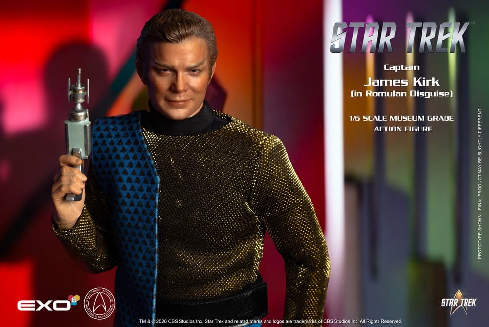 EXO-6 Raumschiff Enterprise Captain James T. Kirk Romulan Disguise 1/6 Actionfigur