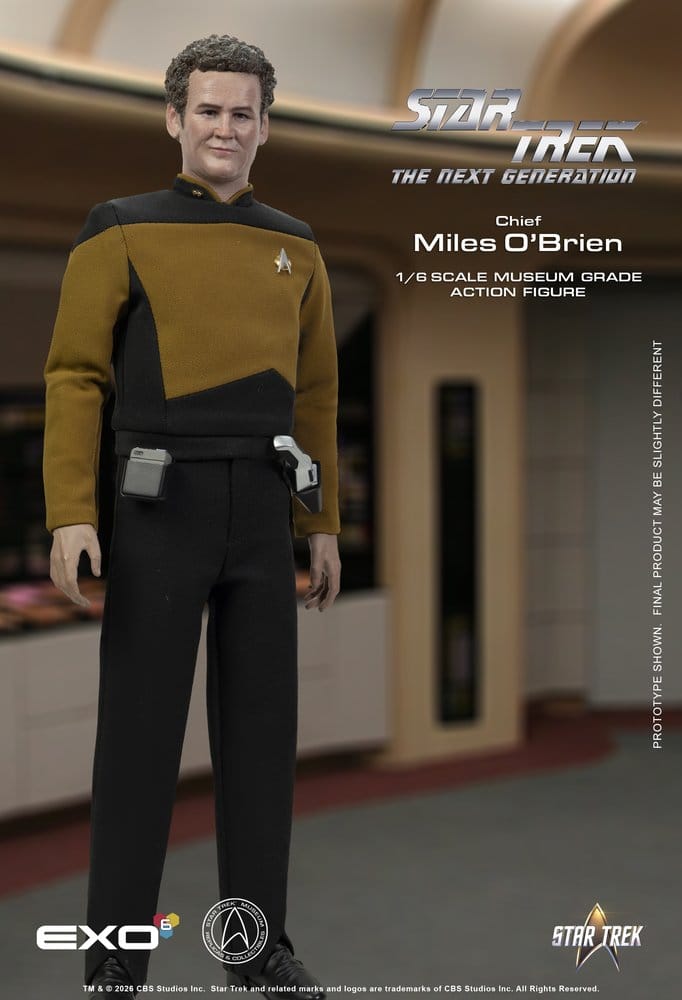 EXO-6 Star Trek Das nächste Jahrhundert Chief Miles O’Brien Essential Version 1/6 Actionfigur