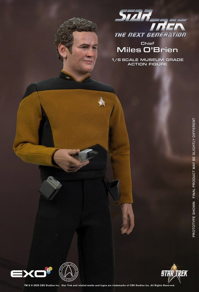 EXO-6 Star Trek Das nächste Jahrhundert Chief Miles O’Brien Essential Version 1/6 Actionfigur