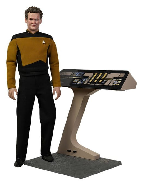 EXO-6 Star Trek Das nächste Jahrhundert Chief Miles O’Brien with Transporter Console 1/6 Actionfigur