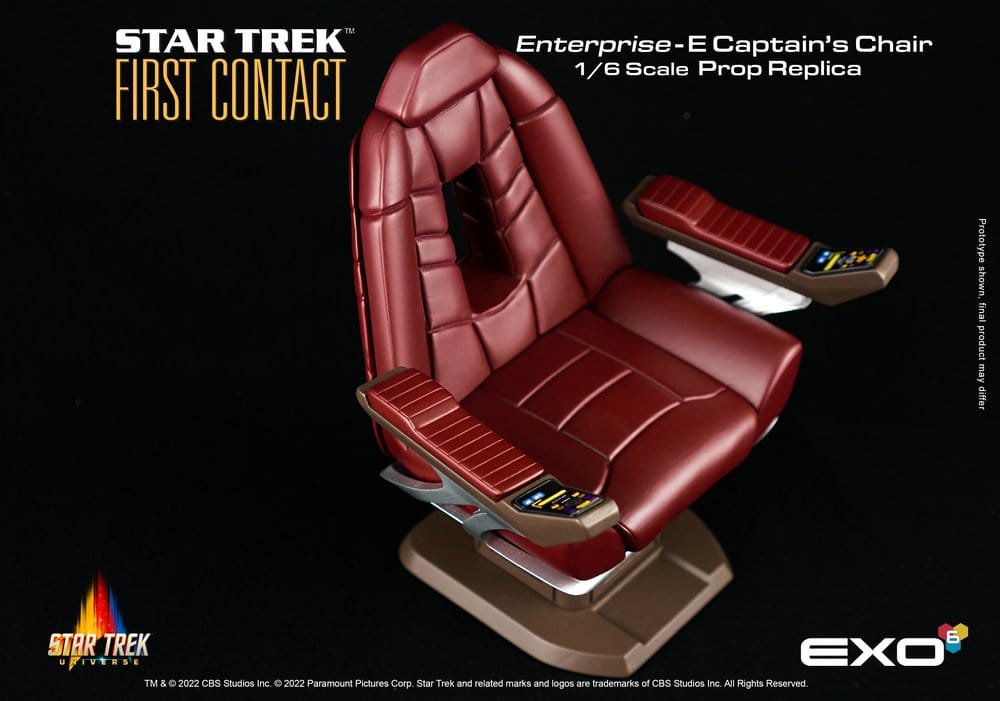 EXO-6 Star Trek Der Erste Kontakt Captain’s Chair 1/6 Replik