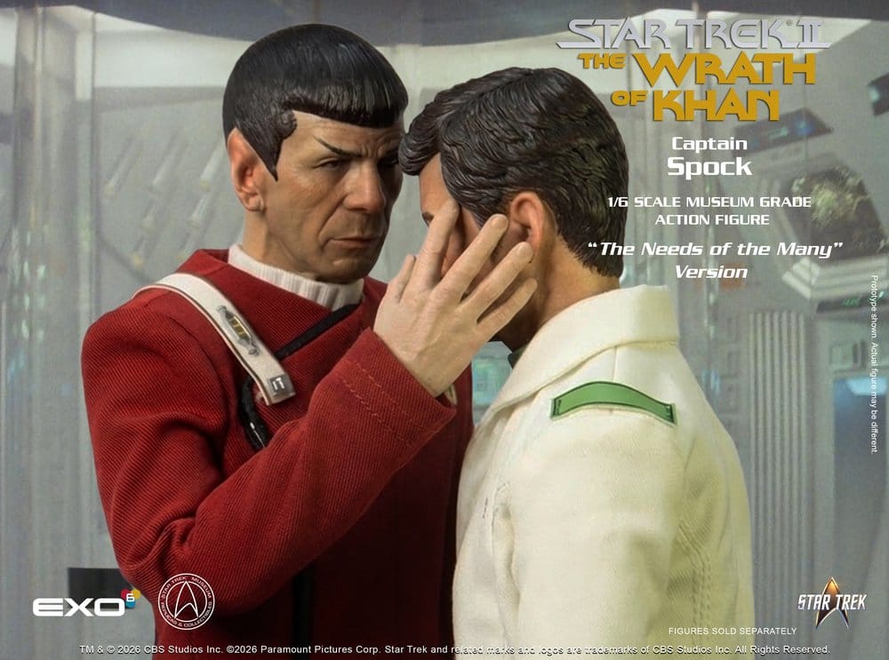 EXO-6 Star Trek Der Zorn des Khan Captain Spock Needs of the Many Version 1/6 Actionfigur